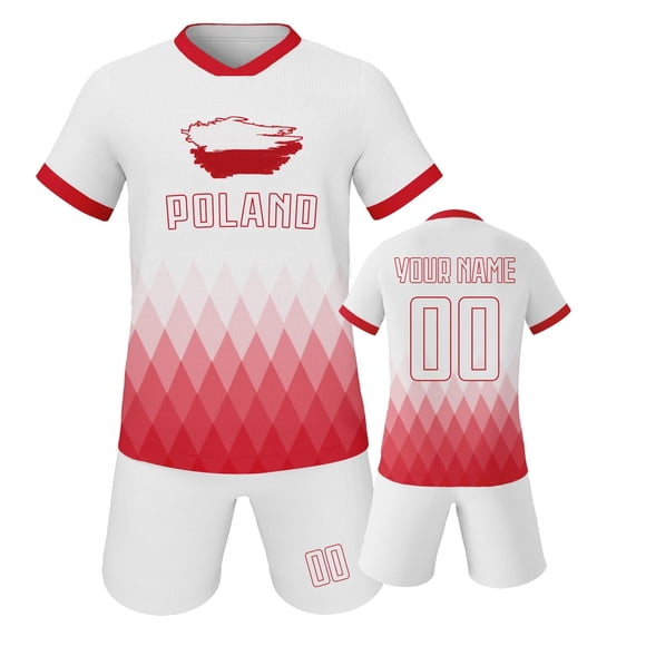 Daznico Men Kids Boys Girls Jerseyss Training Shirts Short Sleeve Shorts Set Suit Football Outfits Tracksuit