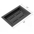 thumbnail image 2 of 2-Pack Charcoal Basket for Gas Grill, 15x11 Inch Porcelain Enamel Coal Tray, Convert Gas Grill to Charcoal & Smoker, Dual Zone Heating for BBQ with Authentic Smoky Flavor, 2 of 7