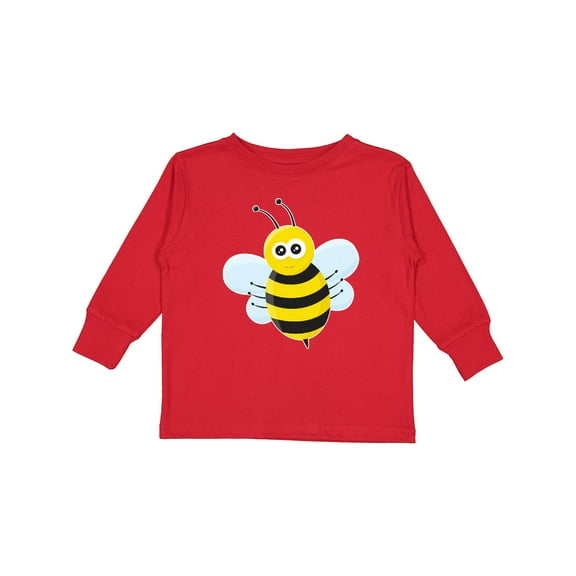 Inktastic Bee Boys or Girls Long Sleeve Toddler T-Shirt