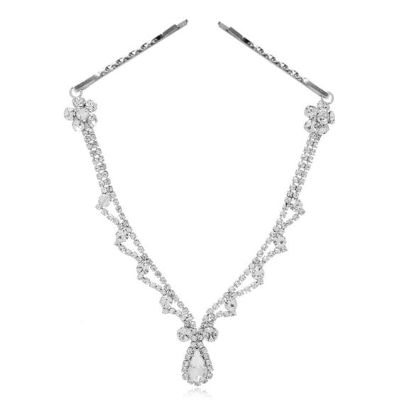 Forehead Chain Jewelry for Rhinestone for Head Chain Bridal Headband Chain for Women Wedding Crystal Headpiece
