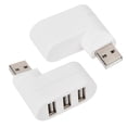 thumbnail image 3 of USB Hubs Ports USB 2.0 Mini Rotate Splitter Adapter Hub for PC Notebook Laptop Mac White, 3 of 4