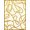 Gold, Pattern 4, variant on ODIKA 4' x 6' Machine Washable Non-Slip Area Rug, Abstract Squiggle High Traffic Rug, Gold, 401449