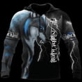 thumbnail image 4 of Sudadera con capucha para hombre, otoño e invierno, estampado 3D de lobo animal, manga larga, holgada, moda urbana, ropa para hombre 6XL, 4 of 4