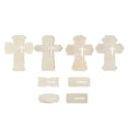 thumbnail image 1 of 16 cruces de madera de pie para decorar centros de mesa de bautizo o de pared. 16 piezas, 1 of 9