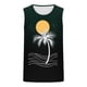 thumbnail image 3 of Tanques para Hombre para la Moda de Verano Casual Solto Chaleco Impresión Deportivo Cuello Redondo Tanque, Poliéster de Algodón, 3 of 3