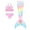 Z25-Light Blue, variant on YUEHUA 3PCS Toddler Swimsuit Girl 5t Sequin Dress Swimsuit with Tail Tankini Bathing Suits Beach Swimwear, 12-13 Years