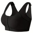 thumbnail image 1 of Plus Size Posture Corrector Lift Up Bra  Women‘s Plus Contrast Mesh Medium Stretch Running Yoga Fitness Bra, 1 of 7