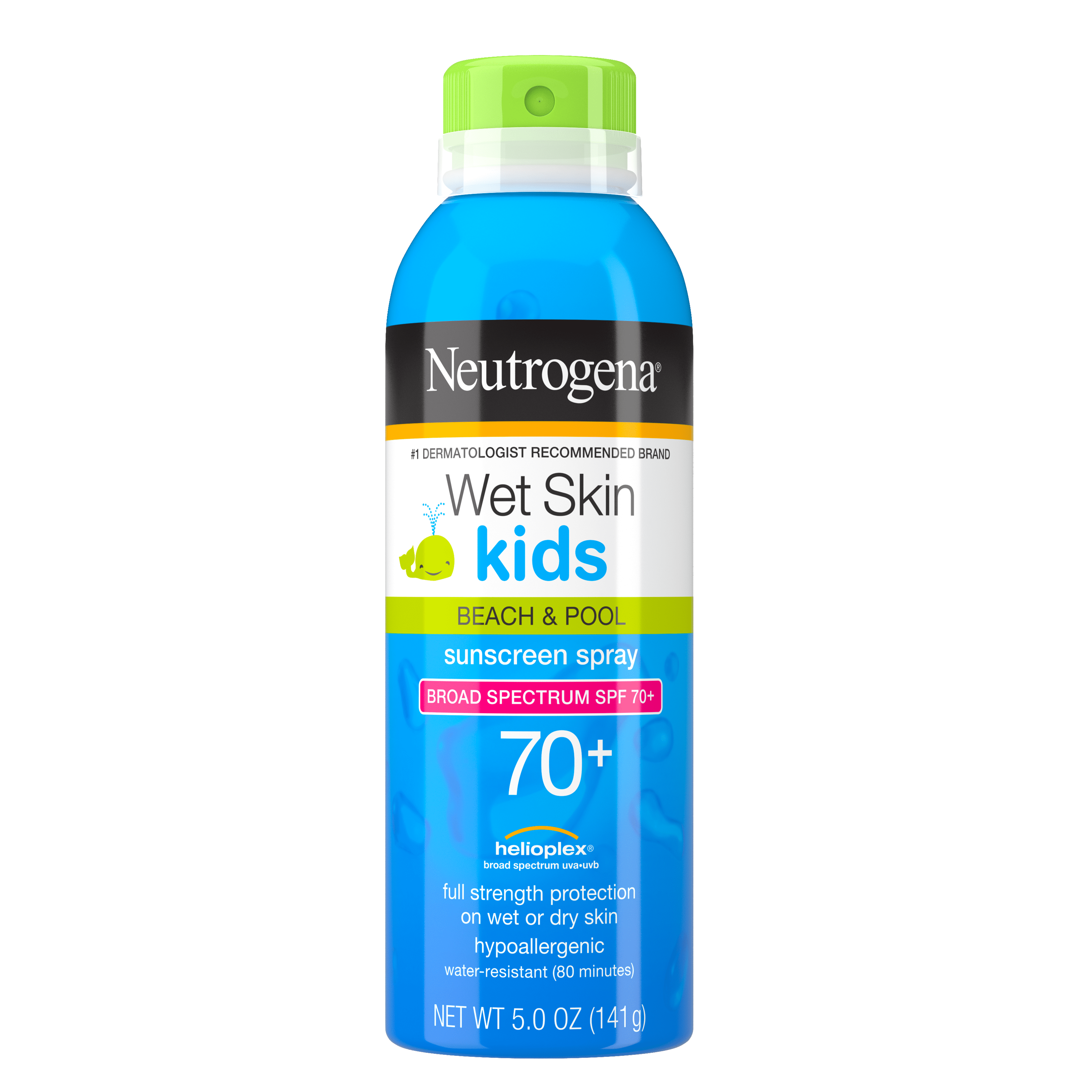 Neutrogena Kids WaterResistant OilFree SPF 70+ Sunscreen Spray, 5 oz
