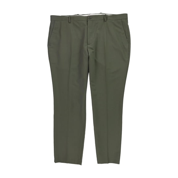 I.N.C Mens Elio Slim Dress Pants Slacks, Green, 40W x 31L