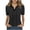 Black Womens Tops, variant on Golf Shirts for Women Short Sleeve Collared Tops Womens V Neck Polka Dot Pullover Summer Blouses Mother Day Gifts
