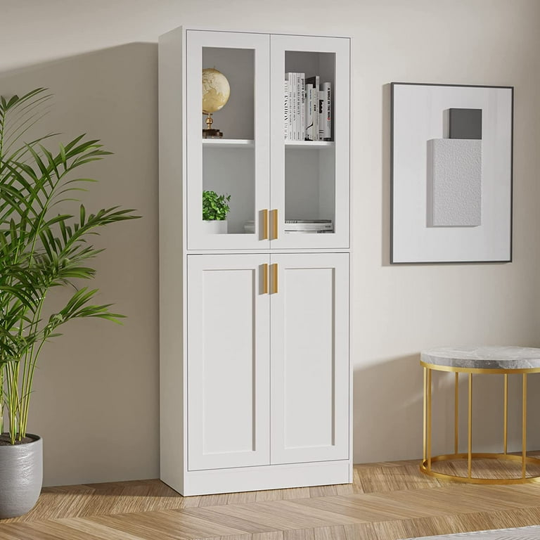 Tall sale white pantry
