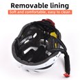 thumbnail image 5 of Mountain Bike Helmet With Windshield And Sun Visor  Rechargeable Tail Light   Adjustable  Helmet For Safety And, 5 of 7