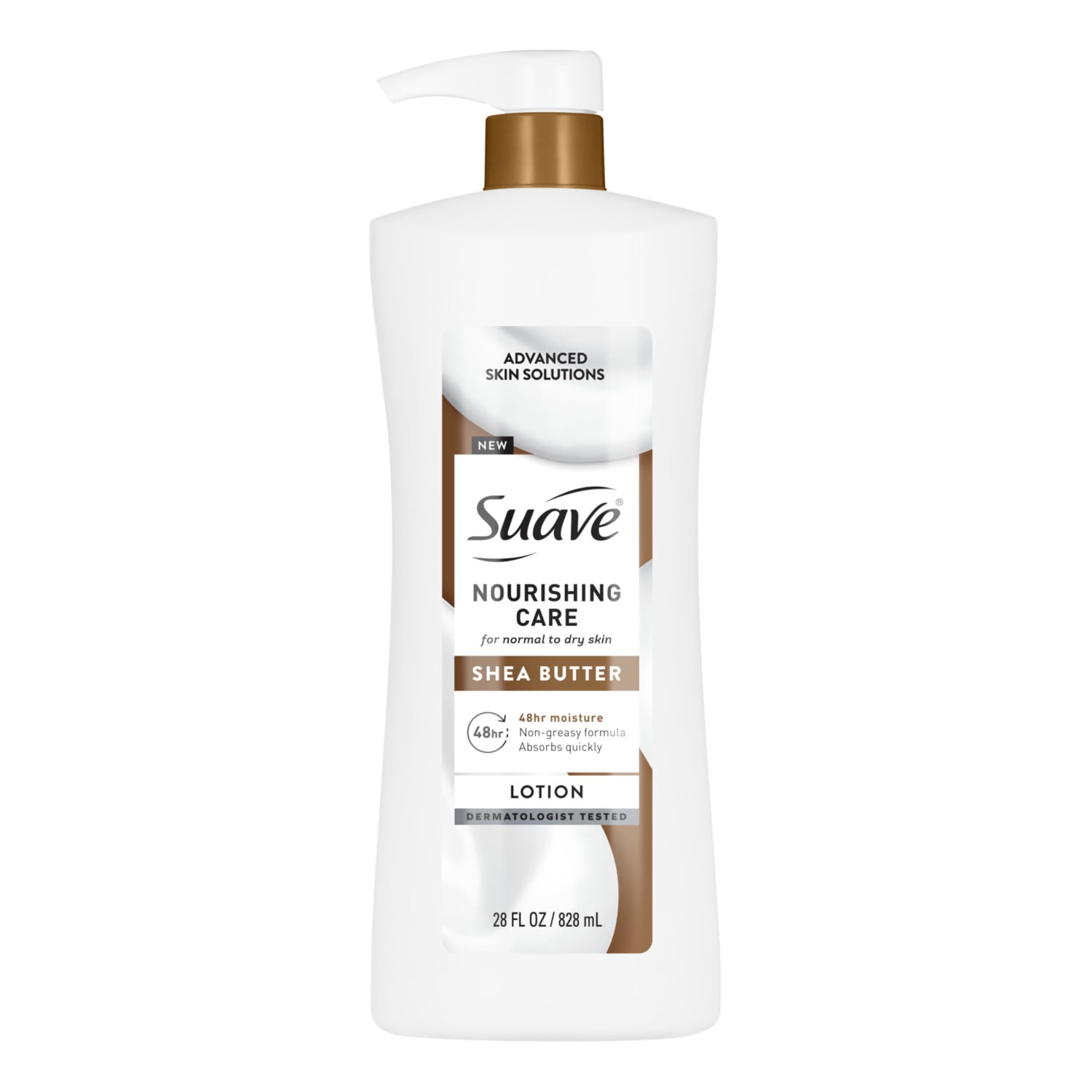 (4 pack) Suave Nourishing Care Hand & Body Lotion With Shea Butter For Dry Skin, 28 fl oz