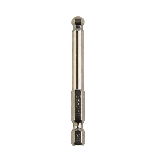 Chendee 1Pc Ball End Hex Screwdriver Bit Metric Hex Bit 65Mm Long Magnetic Driver Bit,H6