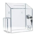 thumbnail image 2 of Buzón De Sugerencias Transparente Multifuncional Para Recepción De Tienda De Sobremesa, 2 of 9