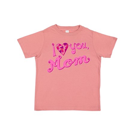 

Inktastic I Love You Mom- in Pink Gift Toddler Boy or Toddler Girl T-Shirt