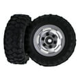 thumbnail image 2 of Thinsont RCGOFOLLOW Wheel Rims Tyre RC Car Part Wear-resistant Rc Wheel Rims Tyre For 1/24 Axial SCX24 Crawler RC Upgrade Part Silver, 2 of 6