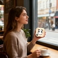 thumbnail image 3 of Hand Warmers Rechargeable, Cute Panda Hand Warmers, Compact and Portable Design, Rapid Heating, USB Charging Support, One-touch Operation for Simplicity and Safety with Automatic Overheat Protection, 3 of 5