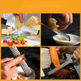 thumbnail image 5 of Rallador de queso de acero inoxidable rallador de queso multifuncional rallador de Chocolate rallador de limón herramientas de cocina, 5 of 5