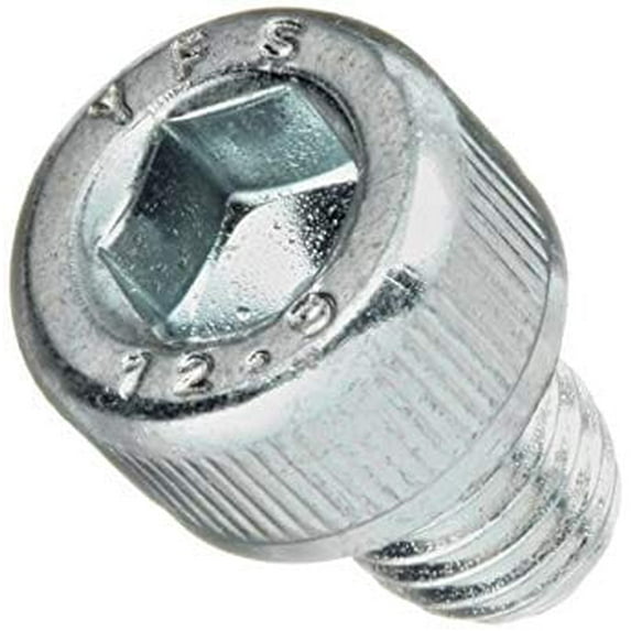 Socket Head Cap Screws DIN 912 | Alloy Steel | Metric Class 12.9 | Zinc Plated | Thread Diameter: M12-1.75 x Length: 40mm (Carton Size: 250) Coarse Thread | Fully Threaded