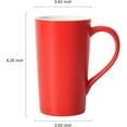 thumbnail image 2 of Big Red Coffee Mug, Ceramic, 20 oz, Dishwasher & Microwave Safe, 2 Pcs, 2 of 5