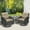 Khaki, variant on SHGJ&SOFT 3 Piece Patio Furniture Set, 2 Outdoor Swivel Rocking Chairs with Side Table, Thick Cushions Wicker Glider Chairs, All-Weather Gray Rattan Bistro Set for Porch, Deck, Pool (Blue)