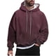 thumbnail image 2 of Sudadera con capucha para hombre, estilo casual, con cuello redondo, estampado, manga larga, blusa de poliéster, 2 of 6