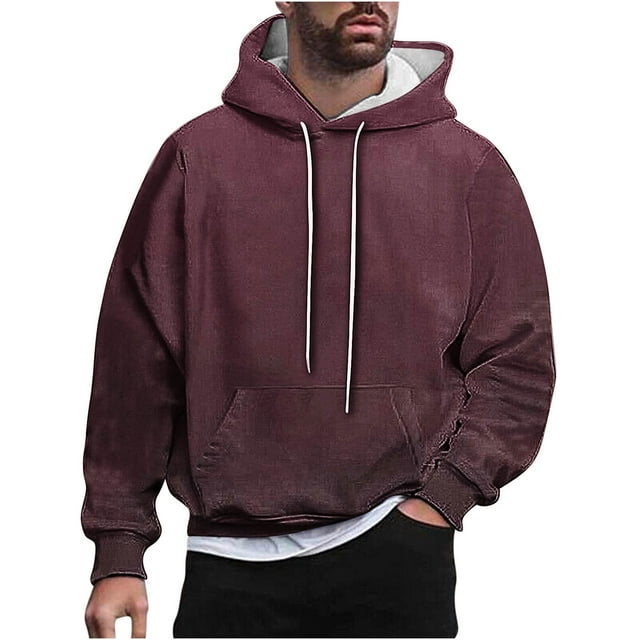 Rbaofujie Chandails en Molleton pour Hommes Mode Décontractée Chandails en Molleton à Capuche Col Rond Imprimé Pull Manches Longues Tops Chandails en Molleton Chandails à Capuchon pour Hommes Graphique