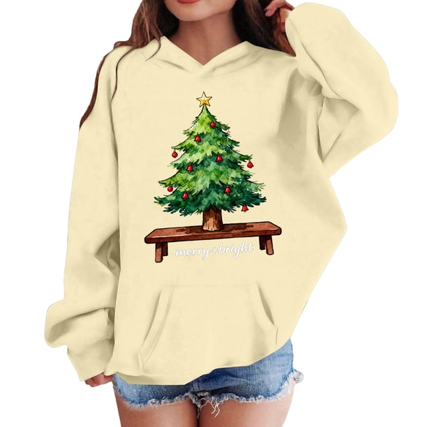 Sudadera con capucha para niñas y niños, sudadera de manga larga con cuello redondo y estampado de moda, jersey con bolsillo, sudadera de poliéster para niñas