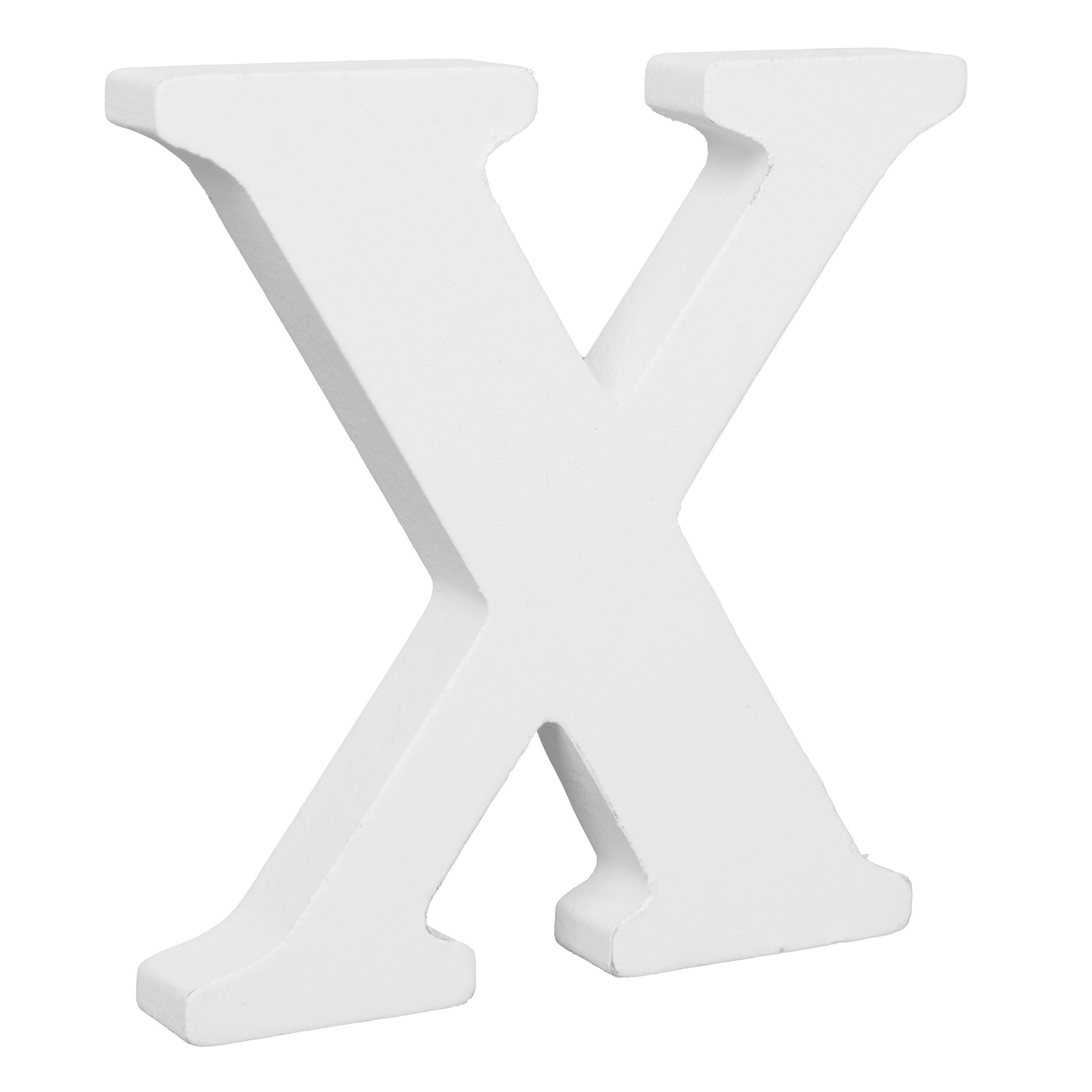 Cousin DIY 3" White Wood Letter X