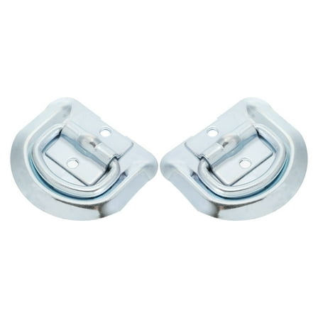 Homoyoyo 2-Pack Stainless Steel D- Anchors for Trailer Hitch Safety Chains Heavy Duty