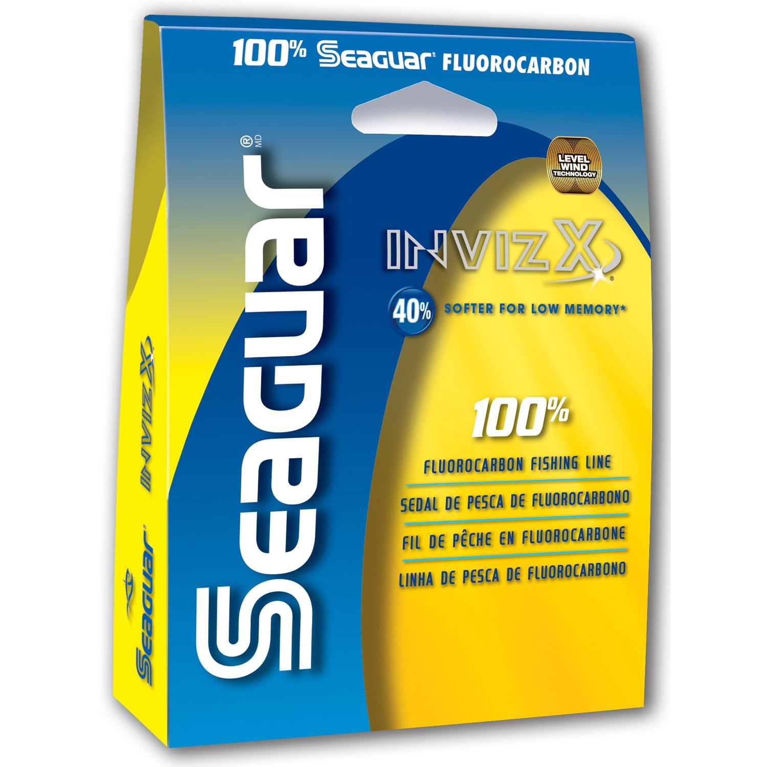 Seaguar Invizx Freshwater 100% Fluorocarbon Fishing Line 4lbs, 200yds Break Strength/Length - 04VZ200