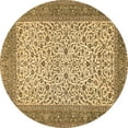 thumbnail image 1 of Ahgly Company Indoor Round Persian Brown Traditional Area Rugs, 4' Round, 1 of 4