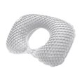 thumbnail image 3 of Bunblic Travel Pillow Inflatable Compact Lightweight Press Type Neck Pillow Self Inflating for Airplane Camping Car Train Home Office Light Gray, 3 of 8