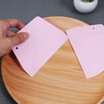 thumbnail image 2 of 20 piezas de masa de plástico raspador pastel crema de afeitar látigo corte raspador placa herramienta de pastelería espátula de cocina flexible multipropósito (rosa), 2 of 4
