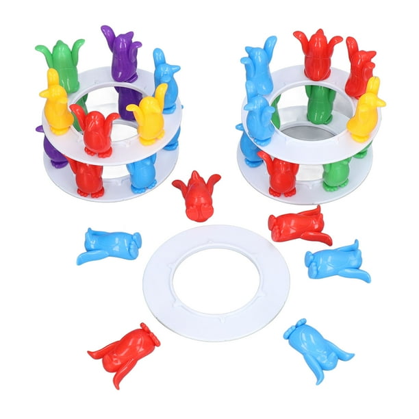 Juego De Apilamiento De Bloques De Equilibrio, Material Plástico Resistente Al Desgaste Juego De Torre Habilidades De Pensamiento Estratégico Ligero Y Portátil Para Regalar En