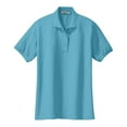 thumbnail image 5 of Mafoose Women's Comfortable Silk Touch Polo Golf Shirt Short Sleeve Maui Blue S, 5 of 7