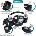 thumbnail image 3 of PetAmi Dog Fanny Pack, Treat Pouch for Dog Walking, Training, Built in Poop Bag Dispenser, Water Bottle Holder, Collapsible Bowl, Pet Treat Waist Belt for Hiking, Running, Kibbles (Black), 3 of 7