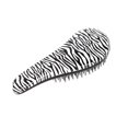 thumbnail image 1 of Cepillo desenredante con mango ergonómico para cabello rizado, grueso, húmedo o seco, pelucas y extensiones. Rayas blancas y negras., 1 of 5