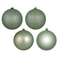 thumbnail image 2 of Vickerman 6" Frosty Mint 4-Finish Ball Ornament Assortment, 4 per Box, 2 of 6