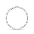thumbnail image 2 of ANGARA Natural 0.04 Ct. Diamond Solitaire Promise Ring in 14K White Gold for Women (Ring Size: 10), 2 of 9