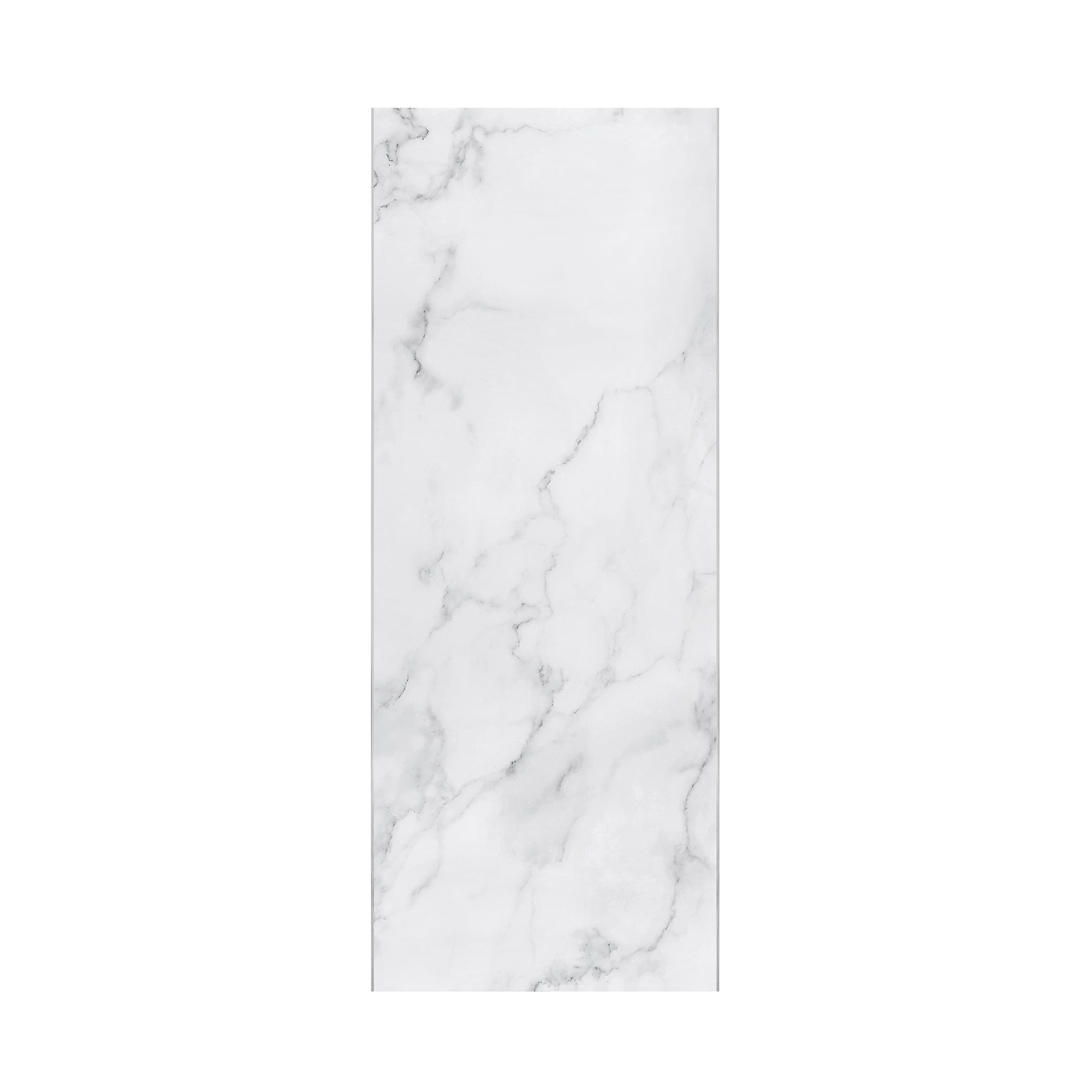 Ove Decors Arroyo 48 in x 80 in 4-Piece Shower Surround Back and Side Wall Panels in Carrara Finish