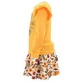 thumbnail image 3 of Unique Baby Girls Thanksgiving Blessings Bodysuit Skirt Set Outfit (2Y, Orange), 3 of 5