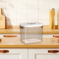 thumbnail image 4 of Vacuum-Sealed Food Storage Container with Drainage Tray, 2.7L Airtight Kitchen Organizer for Refrigerator, Freezer, or Pantry, 4 of 9