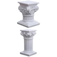 thumbnail image 1 of 2 Piezas Estatua de Pilar Romano Soporte de Pedestal de Resina Regalos de Decoración Del Hogar Al Aire Libre Zulema Pilar romano, 1 of 5