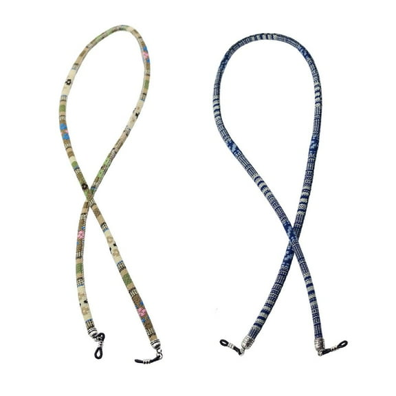 2pcs Bohemian Eyeglasses Strap Glasses Eyewear Sunglasses Chain Holder Rope Retainer Lanyards C