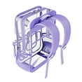 thumbnail image 3 of Contixo Sac à Dos de Stade Transparent - Sac à Livres Transparent en PVC de Qualité Supérieure pour Concerts, Événements, Lieux, Violet, 3 of 6