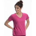 thumbnail image 3 of Wear Sierra Women's V-Neck T-Shirt, Turkish Pima Cotton, Soft & Breathable, Pink, Large, 3 of 5