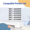 thumbnail image 2 of Compatible LC203 16ML Ink Cartridges Replacement for Brother MFC-J4620DW MFC-J4320DW MFC-J4420DW MFC-J5520DW MFC-J5620DW MFC-J5720DW Printers, 2 of 6
