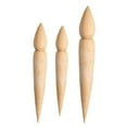 thumbnail image 2 of yuksok Wooden Punch Clay Spout Modifier Artworks Modeling Tool DIY Double Ended Pottery 3Pcs, 2 of 9